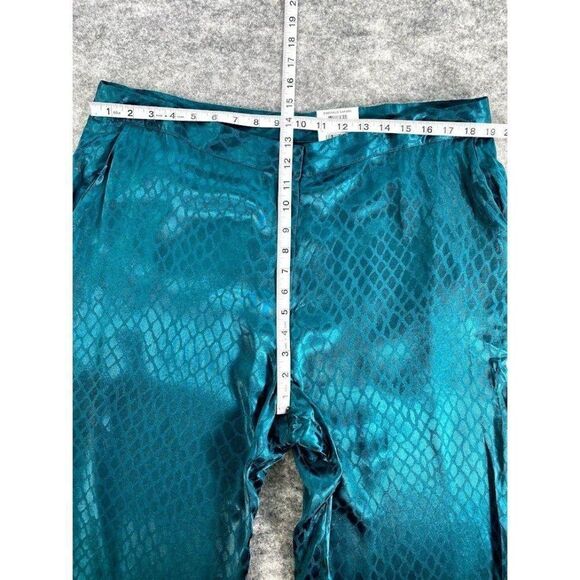 Alfani Teal Patterned Women's Pants - Picture 4 of 10
